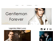 Tablet Screenshot of gentleman-forever.com